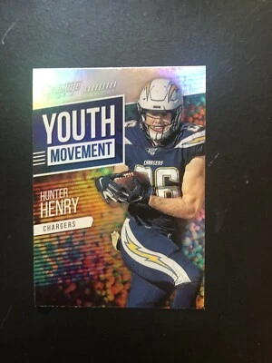 HUNTER HENRY 2020 Panini Prestige YOUTH MOVEMENT #YM-HH San Diego Chargers - Image 1 of 2