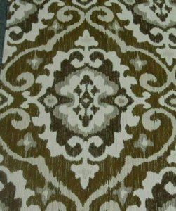 Mountain Brown TAPESTRY Damask Crypton Upholstery Fabric 0299-287 228.1 - Picture 1 of 4