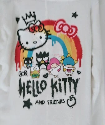 Mono pijama de vellón blanco Forever 21 Hello Kitty And Friends talla pequeña Foto 1 de 4