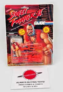 Figura Zangief 1993 MOC GI Joe Street Fighter II nueva - Imagen 1 de 2