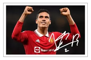 Raphael Varane signiertes Autogramm FOTO Signatur Fan Geschenkdruck - Bild 1 von 1