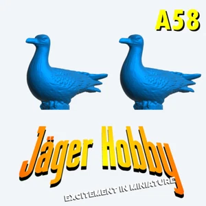 A58 - Gaviota en cubierta - Figura modelo a escala - Imagen 1 de 27