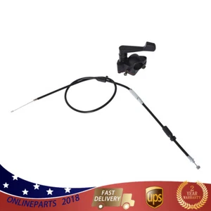 Fit For Quad ATV Pit Bike 50cc 150cc 110cc Thumb Throttle Accelerator Cable - Picture 1 of 12