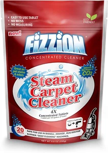 Fizzion Clean Stain Remover Steam Carpet Cleaner Tablets (20 Count) - Picture 1 of 12