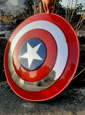 Medieval Captain America Shield 24 Inch X-Max America Shield Metal Prop Replice