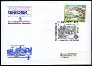 Cover Austria, 1996. Linz to Linz. Gildentag 1996, Linz. (Scout) Event - Picture 1 of 2