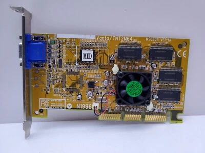 NVIDIA VANTA/TNT 2 M64 32MB AGP Graphics Card - Image 1 of 4
