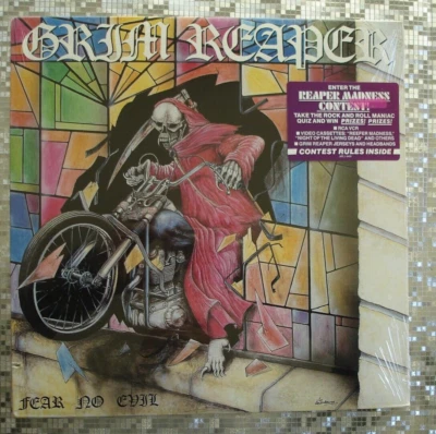 Grim Reaper ~ Fear No Evil ~  Vintage SEALED LP    RCA – AFL1-5431 - Image 1 of 4