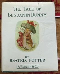 Vintage 1932The Tale of Benjamin Bunny by Beatrix Potter HC/DJ 5th PrintingVGood - Picture 1 of 13