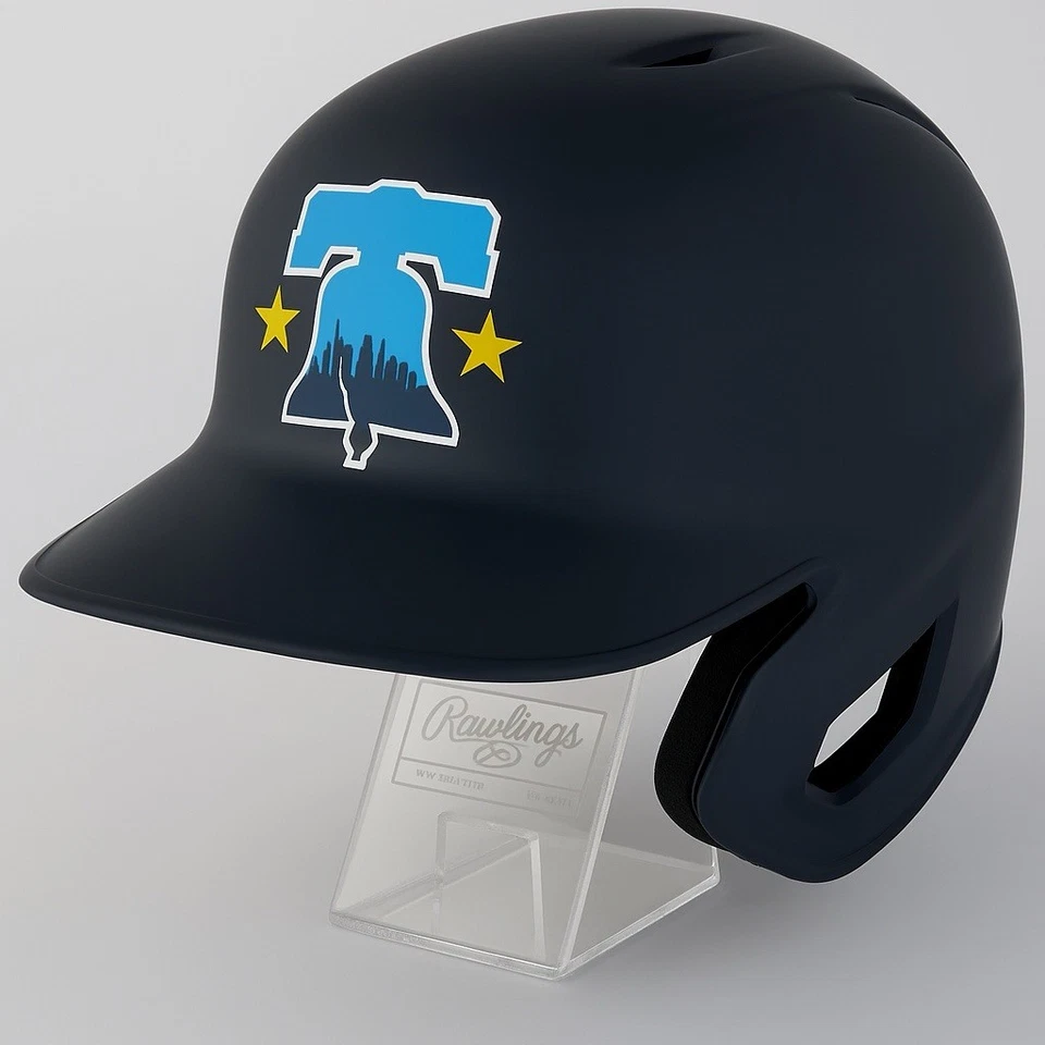 Casco de béisbol Philadelphia Phillies 2025 City Connect Rawlings Mach Pro Foto 1 de 1