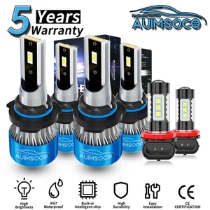 For Toyota RAV4 2006-2012 6x Hi/Lo Fog Beam LED Headlight Kit Bulbs Super Bright - Picture 1 of 20