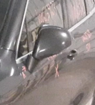 Espelho retrovisor lateral da porta do motorista Volkswagen Touareg LH 2011-2014 fabricante de equipamento original - Imagem 1 de 4