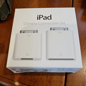 New In Box Genuine OEM Apple iPad Camera Connection Kit MC531ZM/A A1362 A1358 - Afbeelding 1 van 7