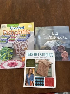 Easy Knit Dishcloths Crochet Dishcloths Crochet Stitches Projects Patterns - Picture 1 of 7