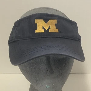 Michigan Wolverines NCAA Adidas Erwachsene Unisex marineblau gebogene Krempe Visier - Bild 1 von 6