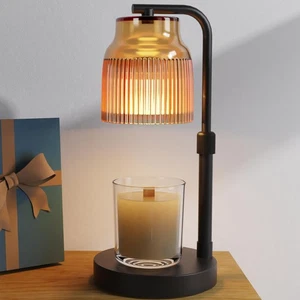 Candle Warmer Lamp with Timer Dimmer,Adjustable Height with 2 Bulbs,Birthday ... - Bild 1 von 7