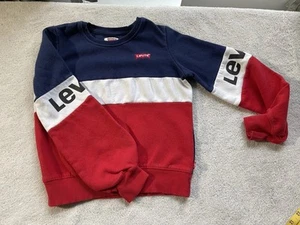 Levi’s 8-10Y Red White Blue Pullover Sweater - Picture 1 of 11