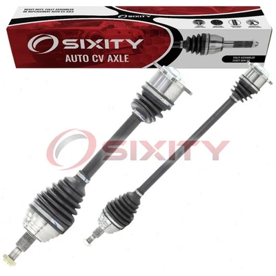 2 pc Sixity Front CV Axle for Volkswagen Beetle 1998-2005 1.8L L4 1.9L 2.0L  yv - Image 1 of 4