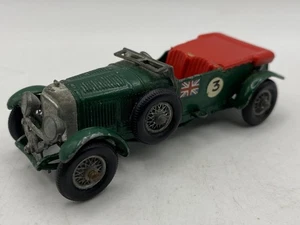 MATCHBOX 4 1/2 Litre Bentley 1929 Made in England Lesney diecast auto metallo - Foto 1 di 6