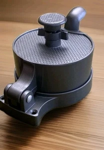 BURGER EINZELPRESSE ANTIHAFT ALUGUSS VERSTELLBAR HAMBURG FORM STRAPAZIERFÄHIG  - Bild 1 von 4