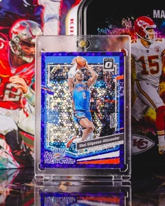 Donruss Optic #104 Shai Gilgeous-Alexander púrpura Fast Break Prizm/99 2023-24 - Imagen 1 de 2