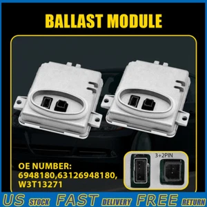 Headlight Ballast Set of 2 Xenon HID Module Unit For 2006-2008 BMW E90 E91 3 - Picture 1 of 24