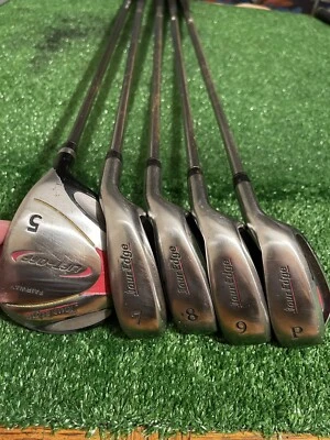 Tour Edge Jr Set 5 Wood Graphite 7-PW Irons Steel Shafts - Image 1 of 4