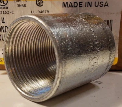 WHEATLAND TUBE 08459 1 1/4 CONDUIT COUPLING QTY. 1 (NEW NO BOX) - Image 1 of 3