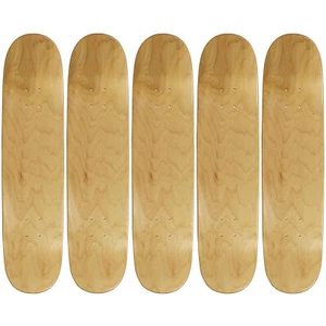 5 BETTER MADE BLANKS SKATEBOARD DECKS 7.5 in Deck NATURAL BRAND NEW IN SHRINK - Picture 1 of 5