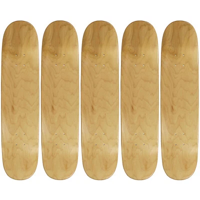 5 BETTER MADE BLANKS SKATEBOARD DECKS 8.5 in Deck NATURAL BRAND NEW IN SHRINK - Image 1 of 4