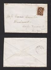 CANADA #39 6¢ BROWN SMALL QN ON 1878 COVER FROM KINGSTON ONT. TO BEECHWOOD N.Y.