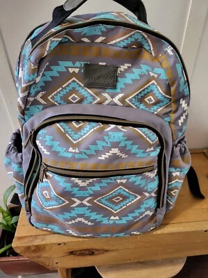 Mochila Kelty Colorado Southwest Azteca Gris Turquesa Bolsa de Pañales Tableta Acolchada Foto 1 de 4