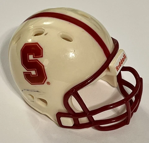 Stanford Cardinal Riddell Pocket Pro Helmet Mini Helmet Revolution Style Cover