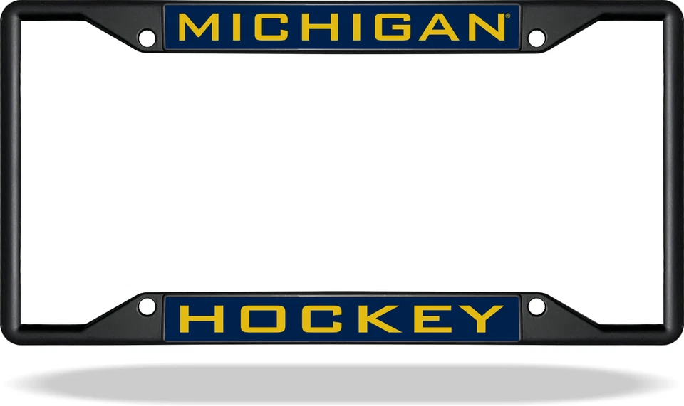 Michigan HOCKEY Black License Plate Frame - Image 1 of 1