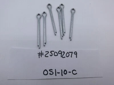 Lote de (6) pasadores divididos originales OEM Mack Truck 25092079 | OS1-10-C Foto 1 de 2