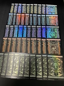 MTG Basic Lands FOIL x50 Full Art Set je 10 Phyrexian All Will Be One - Bild 1 von 10