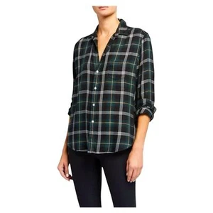 Frank & Eileen Green Black Plaid Eileen Long Sleeve Button Up Shirt Top XL - Picture 1 of 9