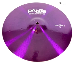 Paiste Colorsound 900 Heavy Hi Hat Cymbal Purple 15 Inch Top, 15" - Picture 1 of 7