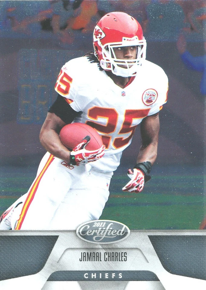 2011 CERTIFIED Jamaal Charles CHIEFS Texas LONGHORNS - Image 1 of 1