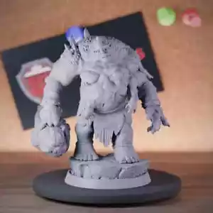 Ogre Ettin Twin Monster Miniature Brute Dungeons and Dragons Mini DnD 5e TTRPG - Picture 1 of 8