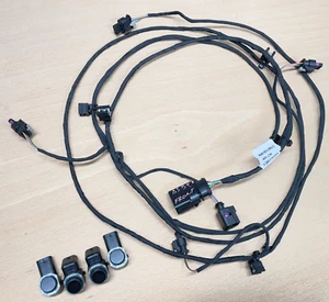 New Audi Q3 8U SQ3 (2012-2018) Parking Sensor Wiring Loom + Sensors Front Bumper - Picture 1 of 17