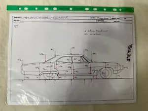 Buick Wildcat 1967 cupé Brooklin modelos BRK215 patrón dibujos y notas - Imagen 1 de 9