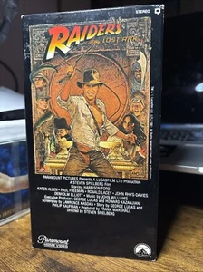 Vintage Raiders Of The Lost Ark VHS Tape 1981. Harrison Ford, Karen Allen - Picture 1 of 3