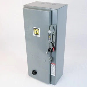 Square D - 8538SBG63V80FF4T NEMA Größe 0 Sicherung Combo Motor Anlasser 30A 120V - Bild 1 von 15