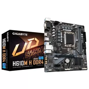 Gigabyte Main Board H610M H V2 DDR4 DDR4 SATA III sk LGA 1700 HDMI DP Micro ATX - Picture 1 of 5