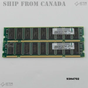 Lot of 2 IBM 93H4702 128MB 16MX72 10NS Server Memory - Picture 1 of 3