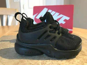 NIKE LITTLE PRESTO (TD) BABY/KLEINKIND JUNGEN SCHUHE 844767 003 GRÖSSE 5C NEU IM KARTON SCHWARZ - Bild 1 von 7