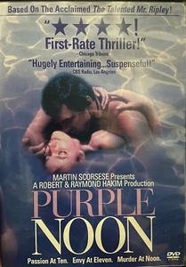 Purple Noon region 1 DVD (1960 Alain Delon French crime thriller movie) - Picture 1 of 2