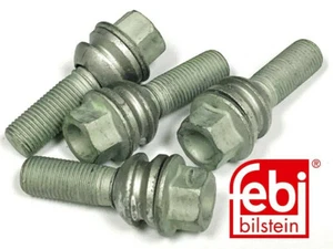 Febi Bilstein WHT001693 Set Of 4 Wheel Lug Bolts for Porsche Cayenne - Picture 1 of 4
