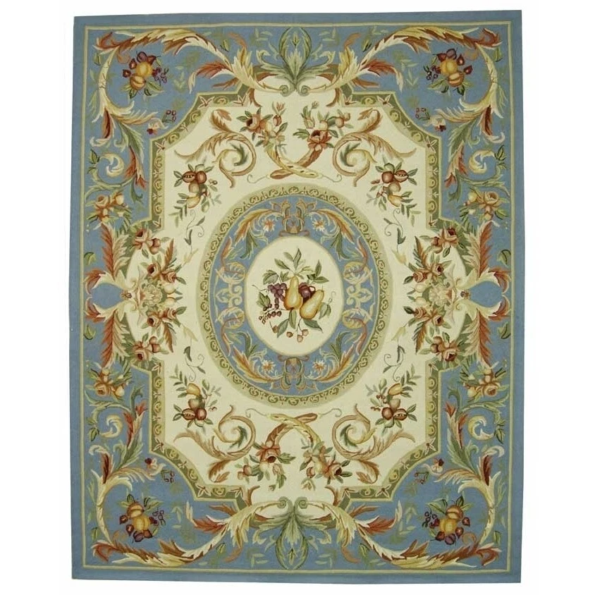 Safavieh Chelsea Collection Hk80b Hand-hooked Blue Premium Wool Area Rug (6'...